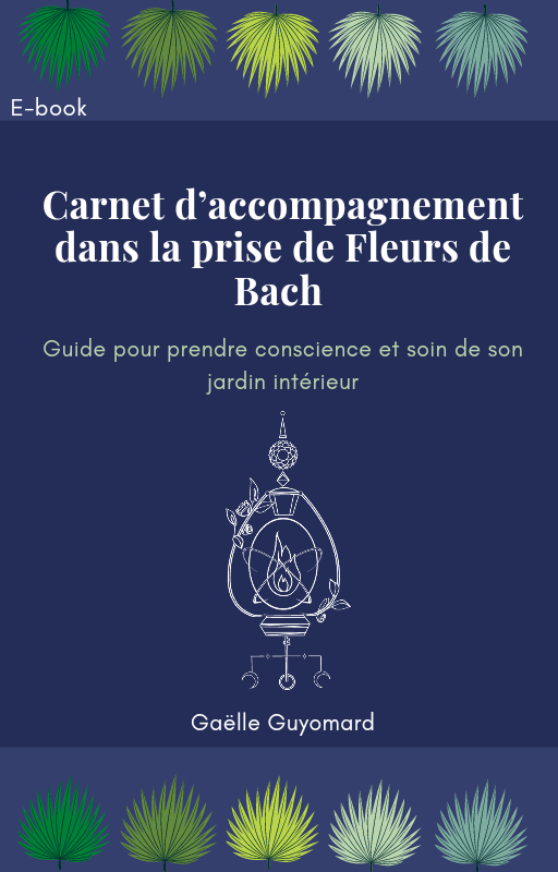 Couverture carnet Fleurs de Bach Gaelle Guyomard